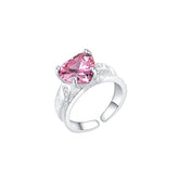 Love Rose Quartz Ring original design -J2889S